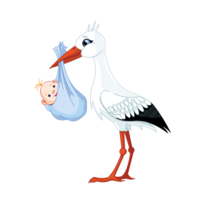 animals & Stork free transparent png image.