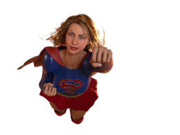 heroes & Supergirl free transparent png image.