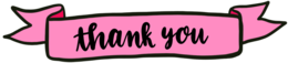 words phrases & Thank you free transparent png image.