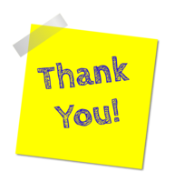 words phrases & Thank you free transparent png image.