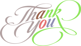 words phrases & Thank you free transparent png image.