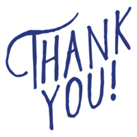 words phrases & Thank you free transparent png image.