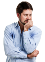 people & thinking man free transparent png image.