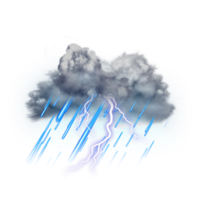 nature & Thunder free transparent png image.