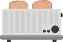 electronics & Toaster free transparent png image.