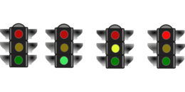 cars & Traffic light free transparent png image.