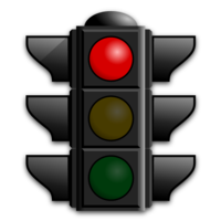 cars & Traffic light free transparent png image.