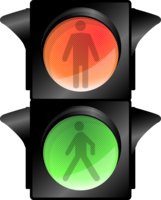 cars & Traffic light free transparent png image.