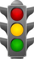 cars & Traffic light free transparent png image.