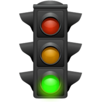 cars & Traffic light free transparent png image.