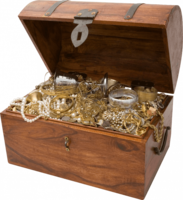 jewelry & Treasure chest free transparent png image.