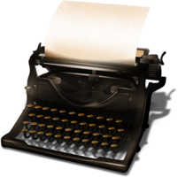 technic & typewriter free transparent png image.