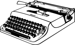 technic & typewriter free transparent png image.