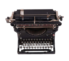 technic & typewriter free transparent png image.