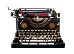 technic & typewriter free transparent png image.