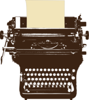 technic & typewriter free transparent png image.