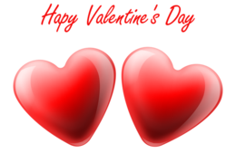 holidays & Happy Valentines Day free transparent png image.