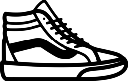 clothing & Vans free transparent png image.