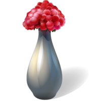 flowers & Vase free transparent png image.