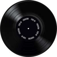 objects & vinyl record free transparent png image.