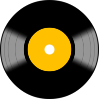 objects & vinyl record free transparent png image.