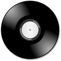 objects & Vinyl record free transparent png image.