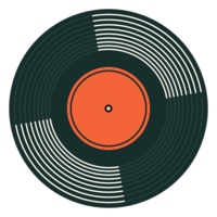 objects & vinyl record free transparent png image.