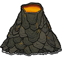 nature&Volcano png image.