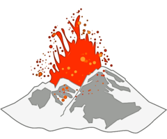 nature & volcano free transparent png image.