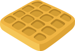 food & Waffle free transparent png image.