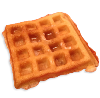 food & Waffle free transparent png image.