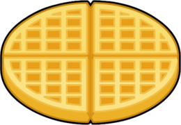 food & Waffle free transparent png image.