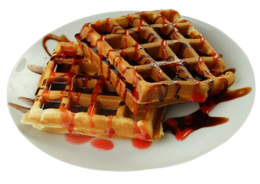 food & Waffle free transparent png image.