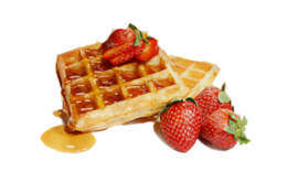 food & Waffle free transparent png image.