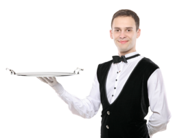 people & waiter free transparent png image.