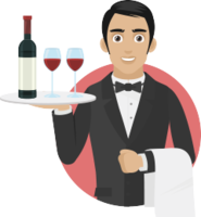 people & waiter free transparent png image.