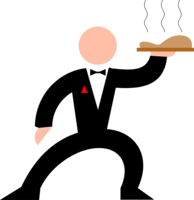 people & waiter free transparent png image.