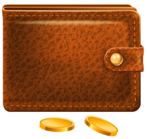 clothing & Wallets free transparent png image.