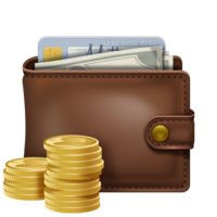 clothing & Wallets free transparent png image.