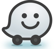 logos & waze free transparent png image.