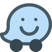 logos & waze free transparent png image.