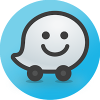 logos & waze free transparent png image.