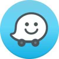 logos & waze free transparent png image.