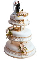 food & Wedding cake free transparent png image.