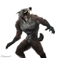 fantasy & Werewolf free transparent png image.