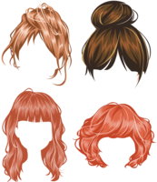 people & Wig free transparent png image.