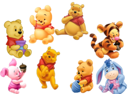 heroes & Winnie Pooh free transparent png image.