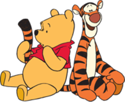 heroes & Winnie Pooh free transparent png image.