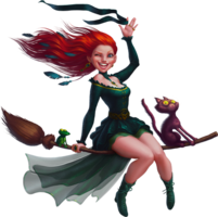 fantasy & Witch free transparent png image.