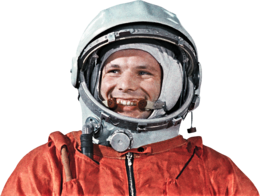 celebrities & Yuri Gagarin free transparent png image.